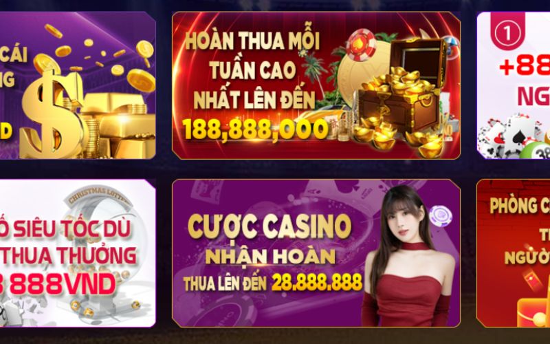 MU88 khuyến mãi cược casino nhận hoàn thua đến 28,888,888 đồng